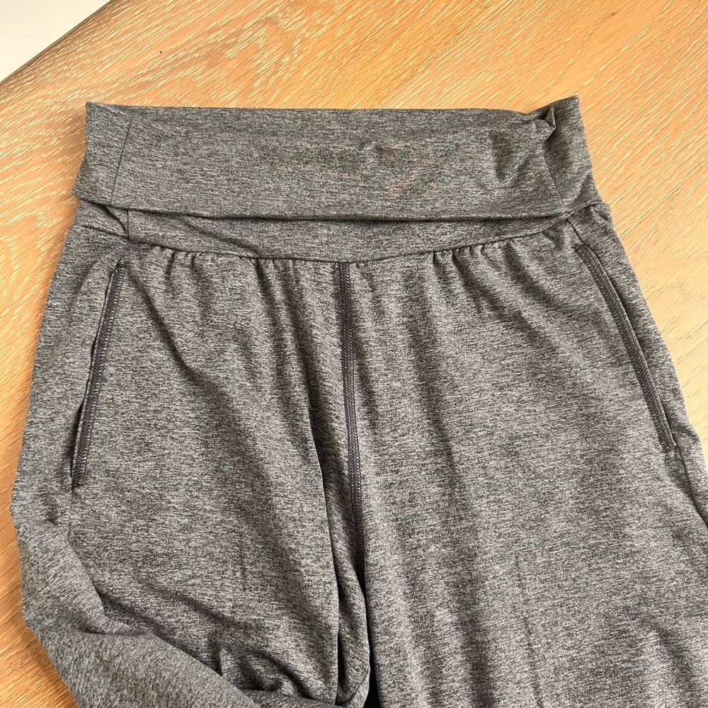 Aerie Gray Foldover Pants